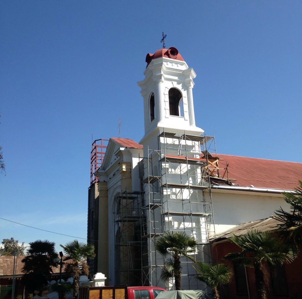 Torre Templo Maipo restaurada