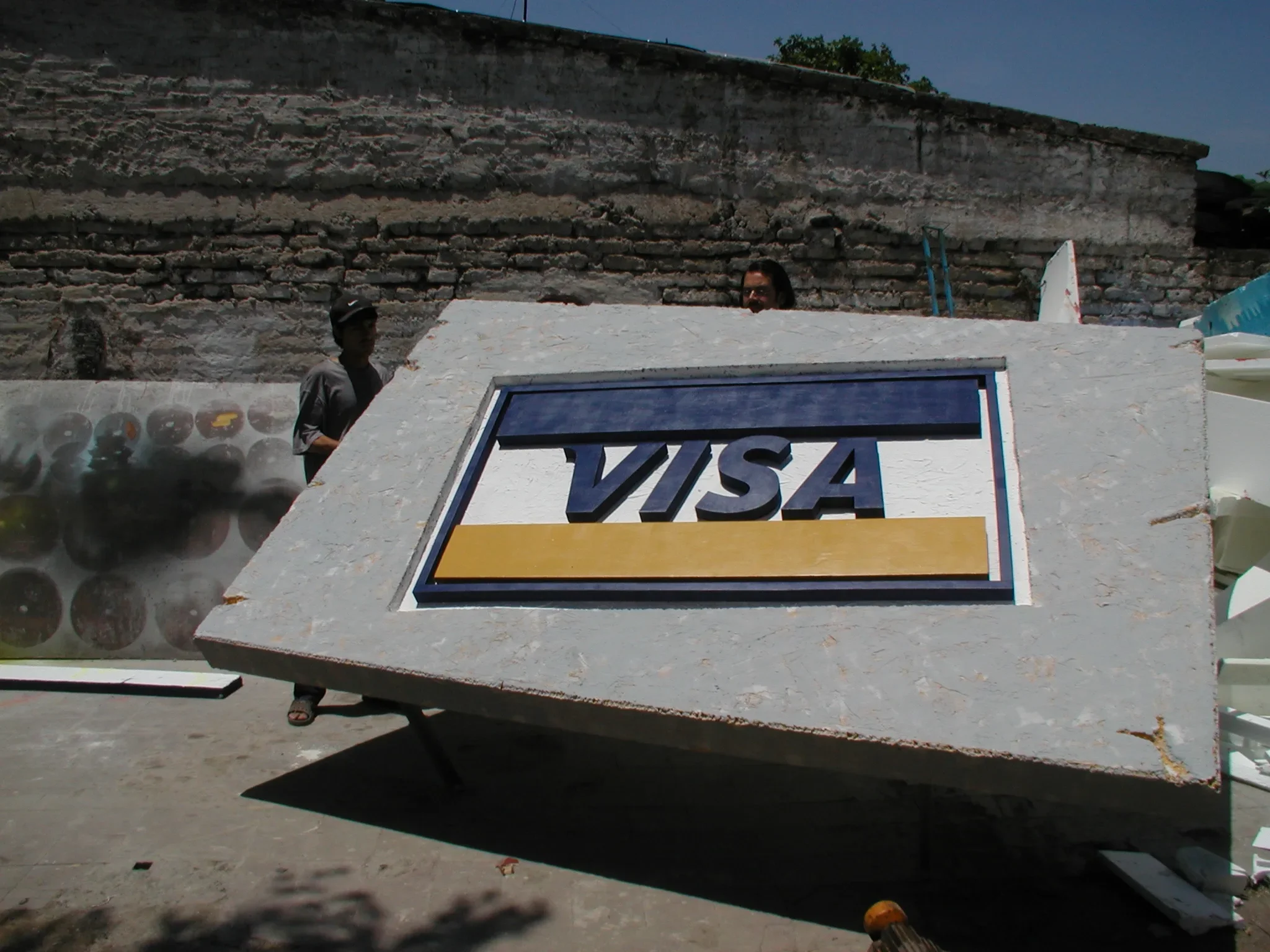 Logo Visa corpóreo